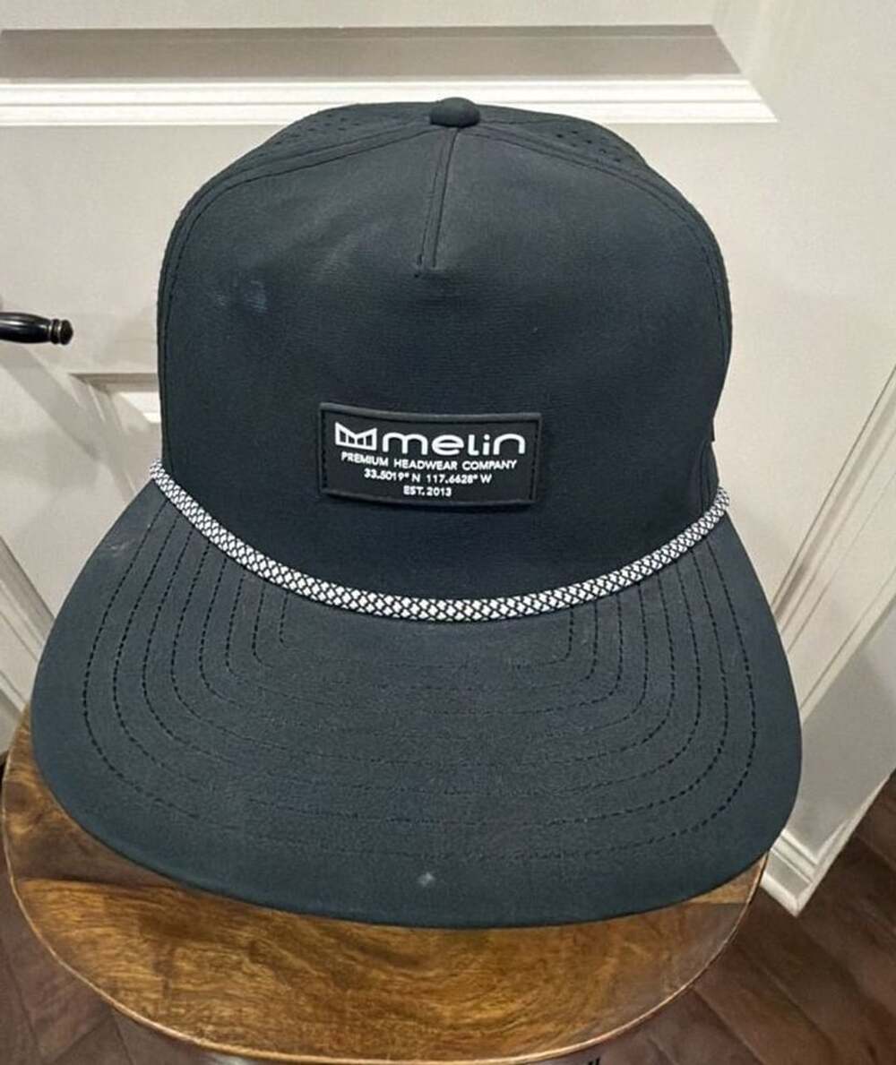 Melin Coronado Hydro Black Snapback Hat